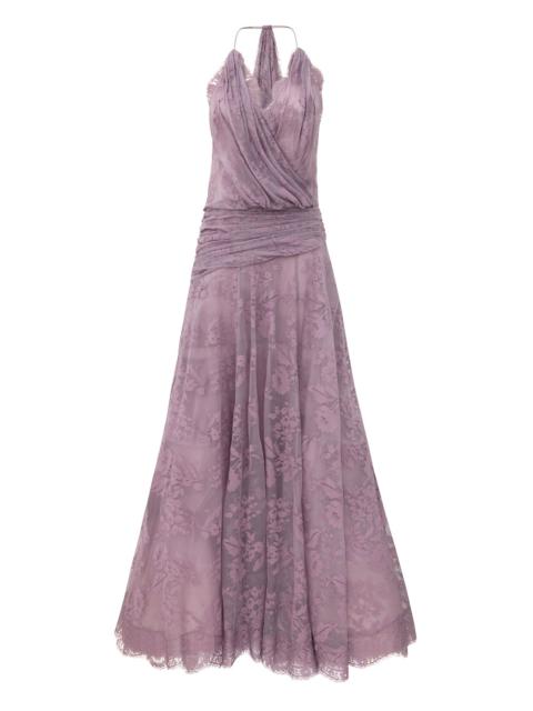 Zimmermann CLASH LACE DRAPE MAXI DRESS