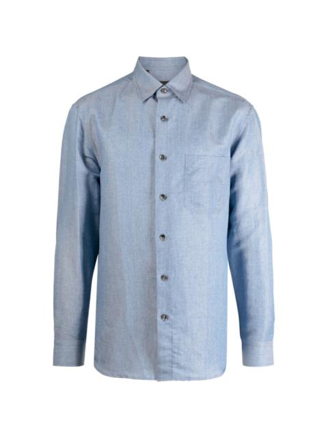 regular-fit cotton shirt
