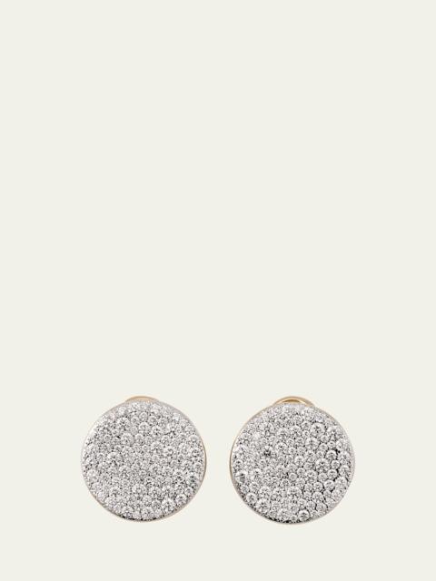 Pomellato Sabbia 18k White Gold and Diamond Earrings