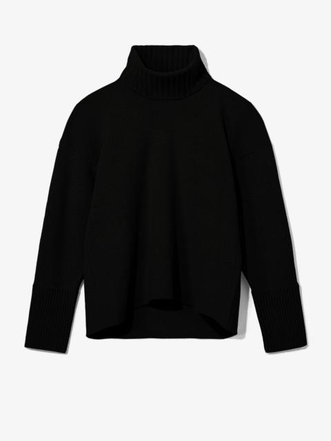 Proenza Schouler Doubleface Eco Cashmere Oversized Turtleneck Sweater