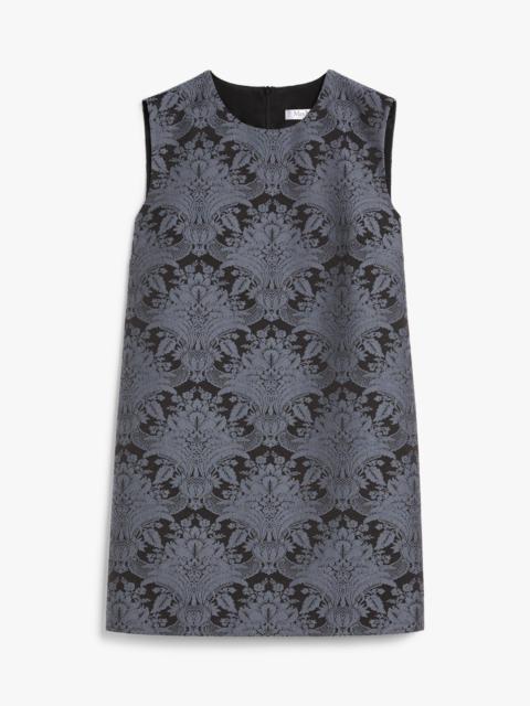 Max Mara ROMANIA Short wool jacquard dress