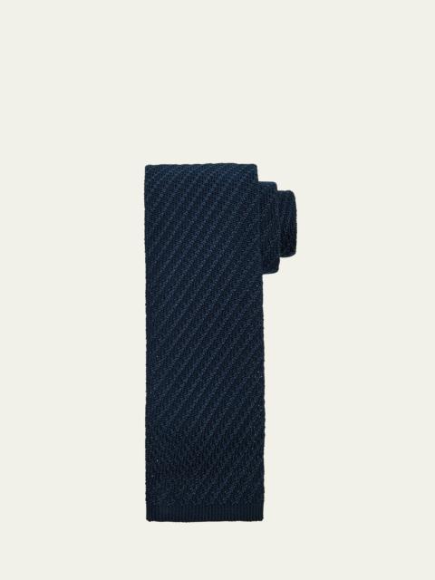 Brioni Men's Tricot Silk Knit Tie