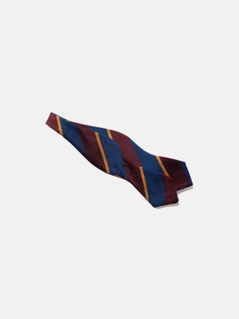 J. PRESS CITY OF LONDON SILK REPP BOW TIE