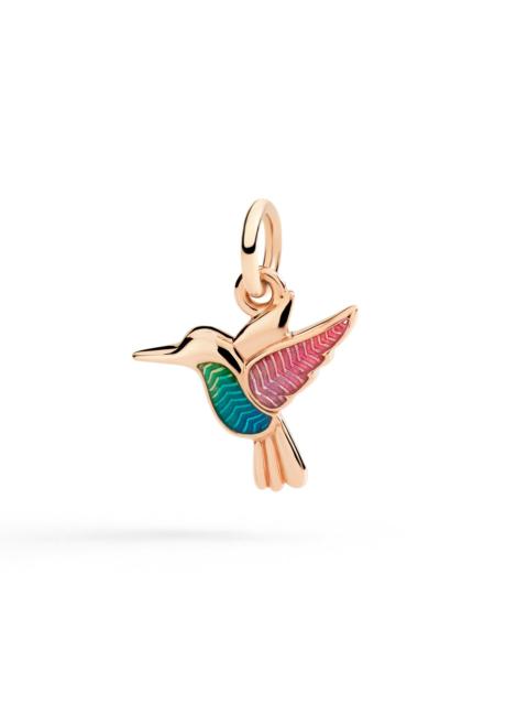 DoDo ROSE GOLD & ENAMEL HUMMINGBIRD CHARM
