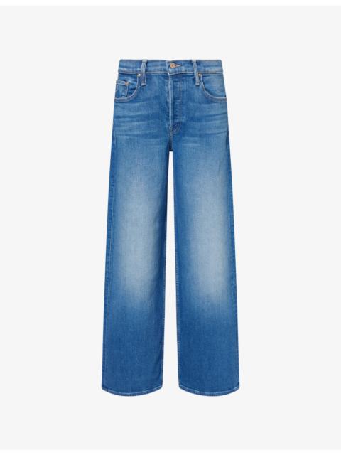 MOTHER The Rerun Sneak Cotton Denim Jeans