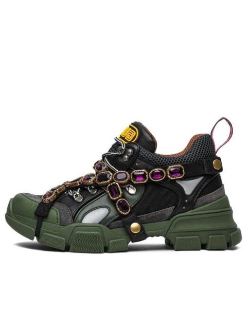 GUCCI Gucci 플래튼 SEGA 녹색 이동할 수 있는 결정 (여자)