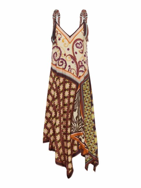 ALÉMAIS Wilson Silk Midi Dress
