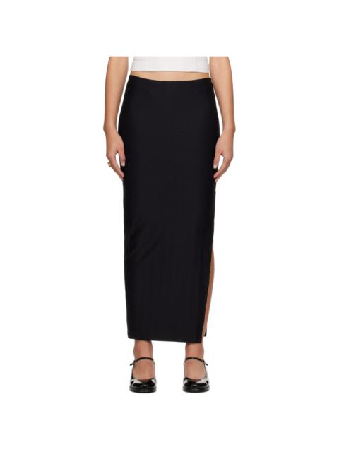 Black Salome Maxi Skirt