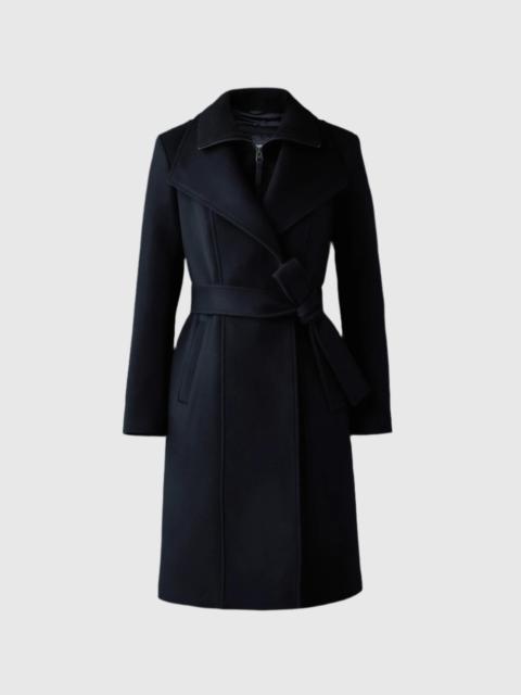 MACKAGE NORITA 2-in-1 double face wool coat with sash