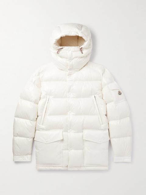 Moncler Chiablese Quilted Glossed-Shell Hooded Down Jacket
