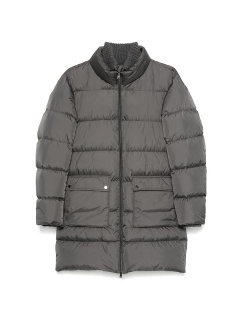 quilted puffer coat