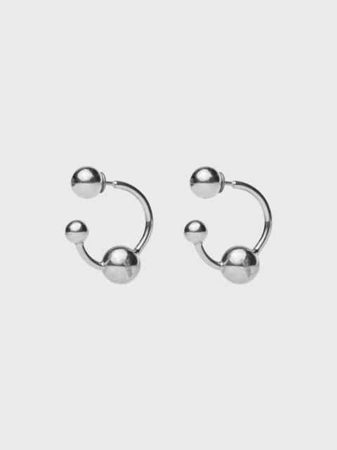 THE SILVER-TONE PIERCING EARRINGS