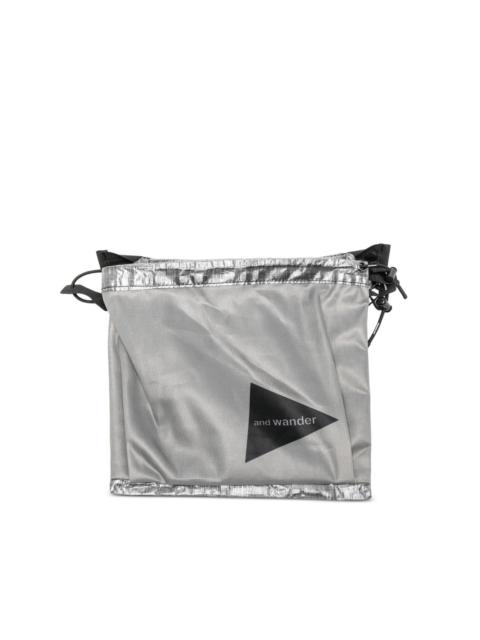 and Wander logo-print shoulder bag