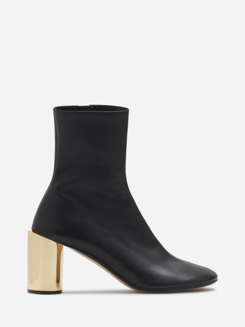 Lanvin LEATHER SEQUENCE BY LANVIN CHUNKY HEELED BOOTS