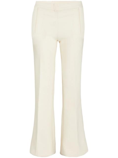 GIAMBATTISTA VALLI gabardine flared trousers