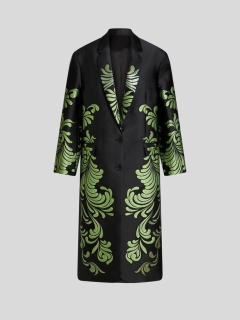 JACQUARD BROCADE COAT