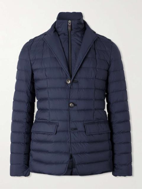 Convertible Padded Quilted Nylon Blazer