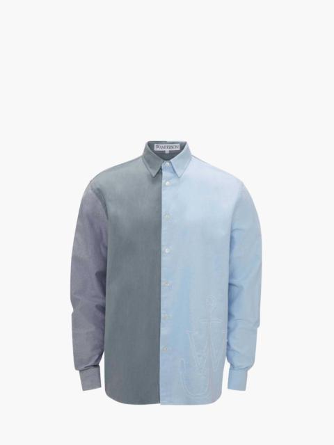 JW Anderson CLASSIC FIT PATCHWORK SHIRT