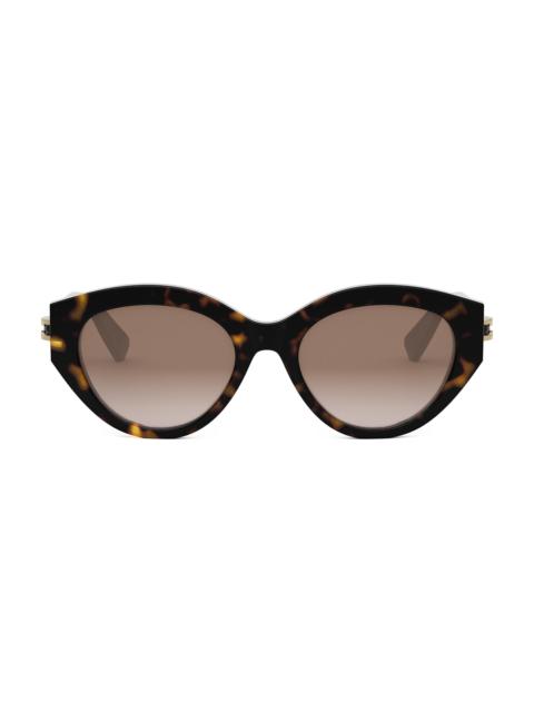 BVLGARI Women's B. Zero1 53MM Oval Sunglasses - Dark Havana Brown