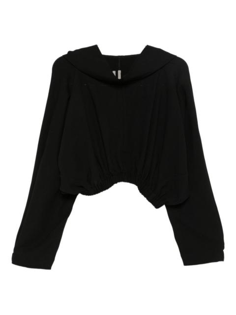 Rick Owens cropped hoodie