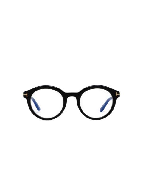 TOM FORD round-frame logo-detail glasses