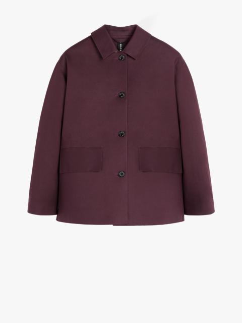 Mackintosh ZINNIA BURGUNDY BONDED COTTON JACKET