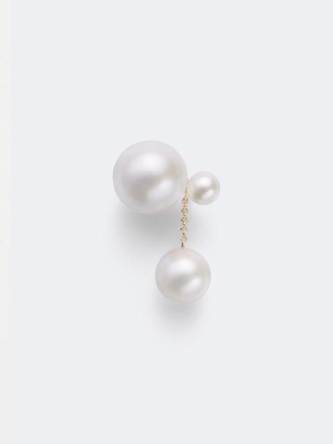 SOPHIE BILLE BRAHE Lou Perle 14kt gold single earring with freshwater pearls