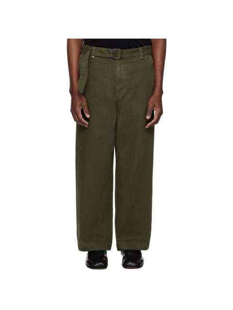 entire studios Khaki Gully Trousers