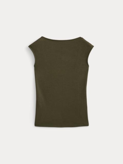 EVERLANE FORM BOATNECK OPEN BACK TOP