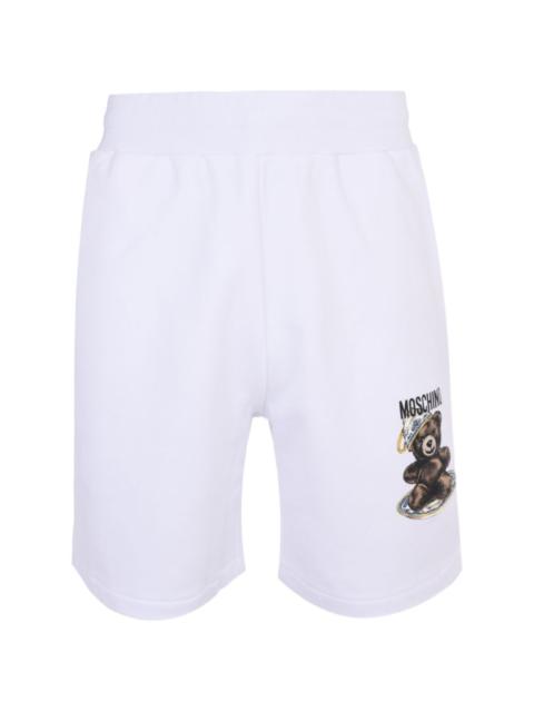 Moschino printed track shorts