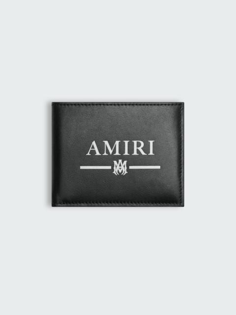 AMIRI NAPPA LOGO PRINT BIFOLD