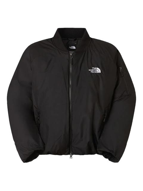 The North Face logo-print bomber jacket