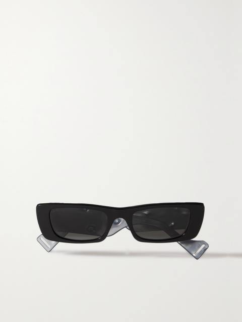 GUCCI Rectangular-frame Acetate Sunglasses