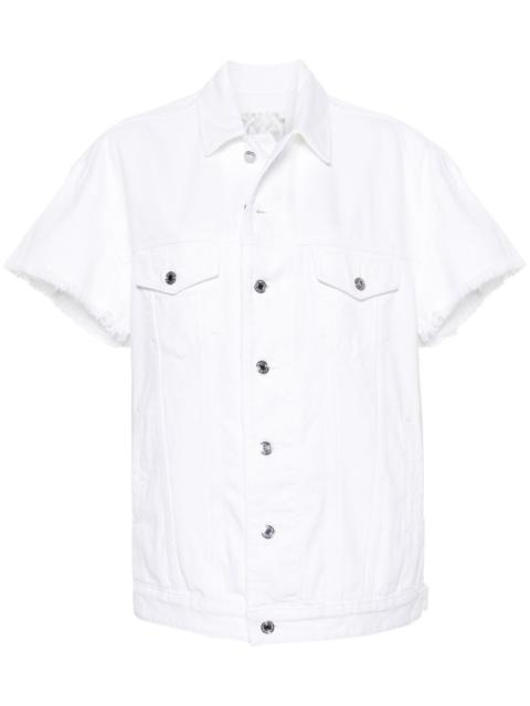 MICHAEL KORS frayed-brim denim jacket