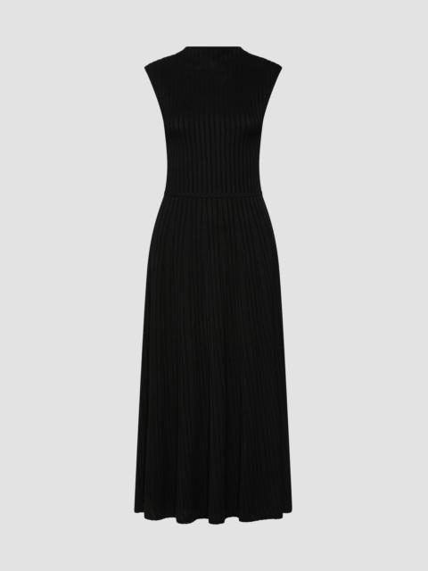 MARELLA Women's Sleeveless Ribbed Knit Dress - Black