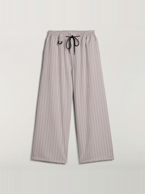 Y-3 Y-3 SPORT UNIFORM PINSTRIPE TRACK PANTS