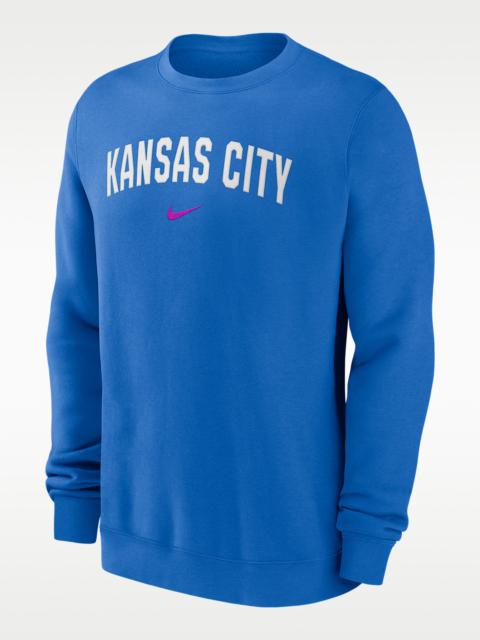 Nike Kansas City Royals 2-Hit Men's Nike MLB Pullover Crew