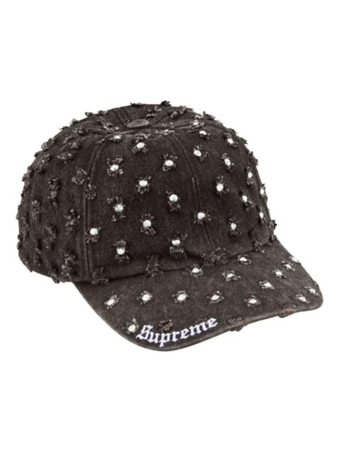 Supreme Supreme FW26 Hole Punch Rhinestone Denim 6-Panel 'Black' SUP-FW26-1072-BLK