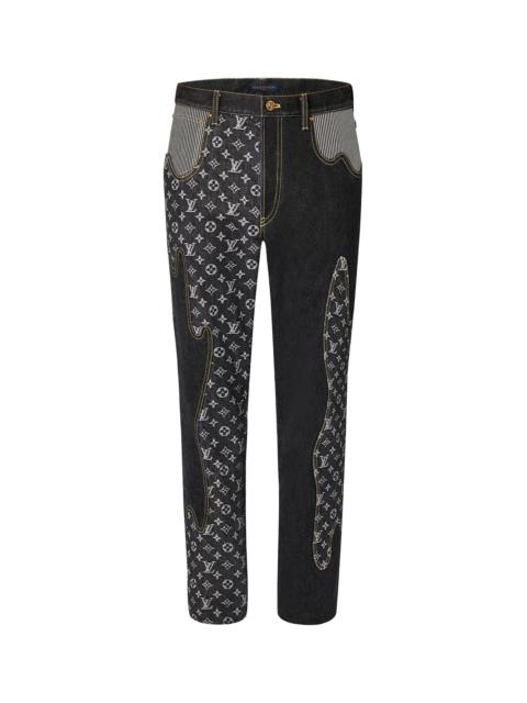 Louis Vuitton Monogram Crazy Denim Pants