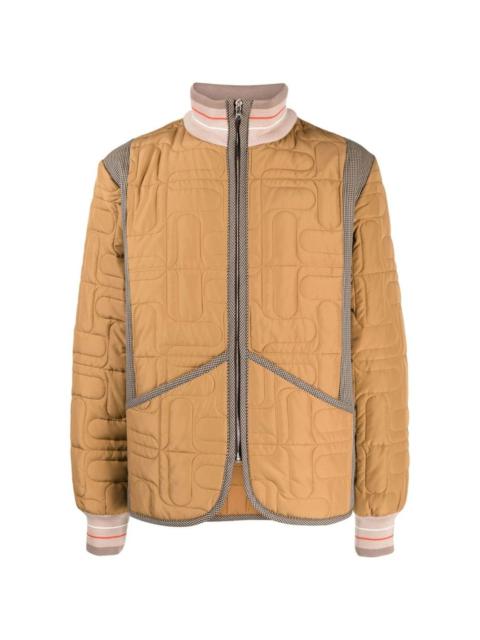 WALES BONNER multi-panel padded jacket