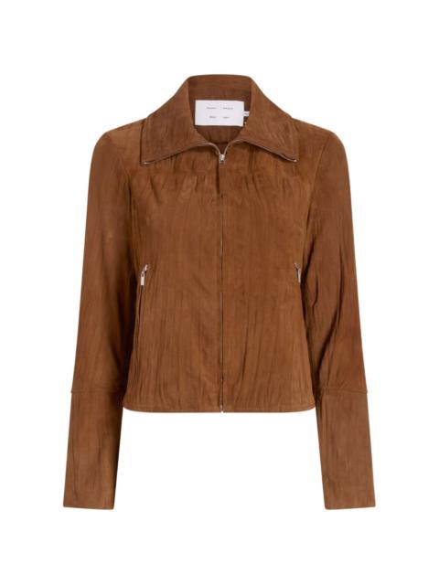 Proenza Schouler Tarin crinkled zip jacket