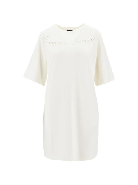 EMPORIO ARMANI round neck dress