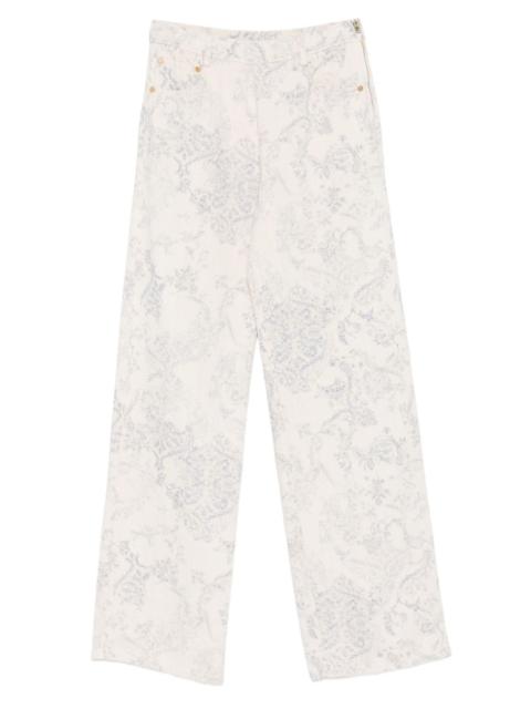 forte_forte floral trousers