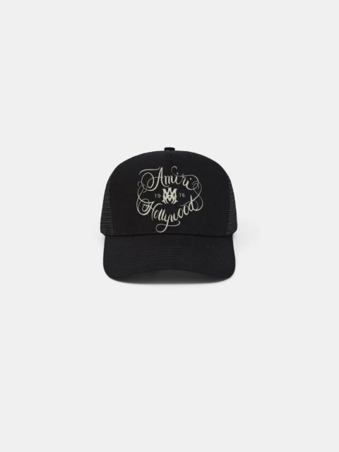 AMIRI AMIRI HOLLYWOOD SCRIPT HAT