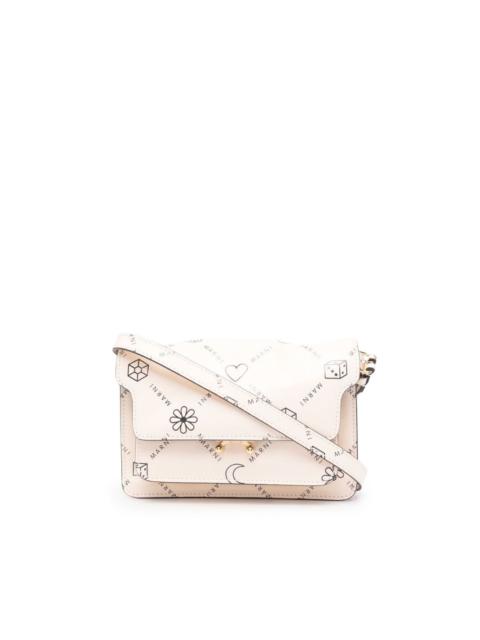 Marni logo-print cross body satchel