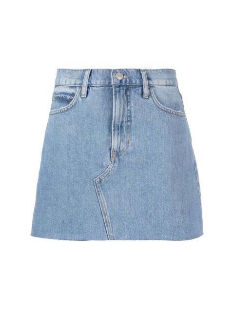 FRAME A-line short denim skirt