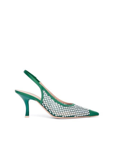 MALONE SOULIERS Vesper 70mm crystal-embellished pumps