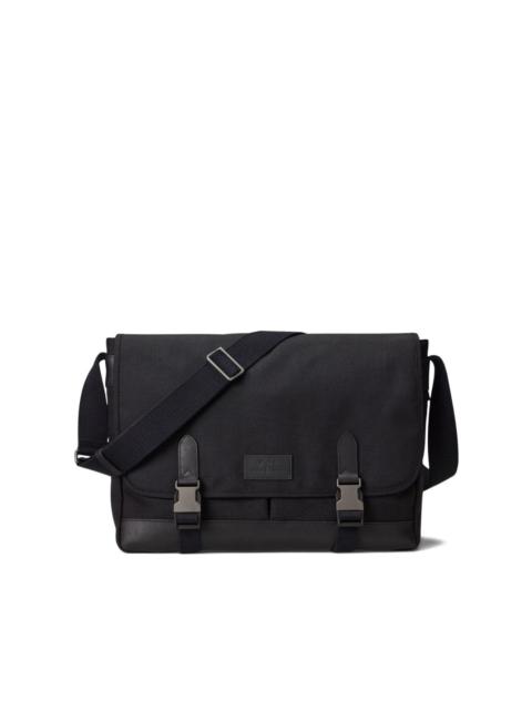Polo Ralph Lauren leather-trimmed messenger bag