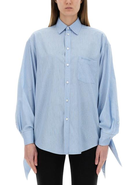 Balenciaga Women Blouse With Knotted Cuffs