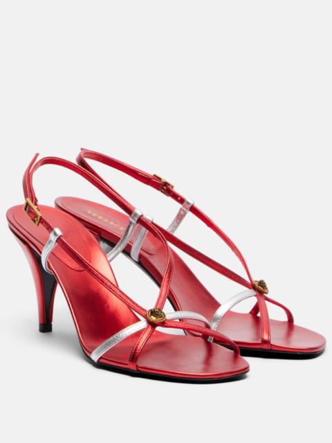 VERSACE Valentina leather slingback sandals